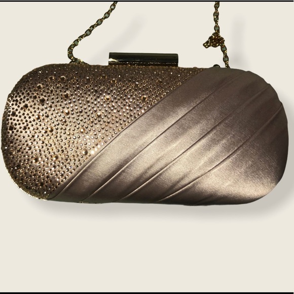 Champagne/Pink Crystal Clutch - Picture 5 of 13